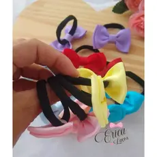 14pças/2peças Laço de cabelo Gravatinha/ Presilha/ Criança/ Xuxinha