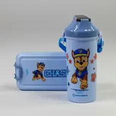 Kit Lancheira Infantil Patrulha Canina Chase Marmita + Garrafa Escolar Completo Resistente BPA Free Criança