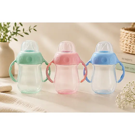 Copo De Treinamento Infantil Buba Alça Bico Silicone 160ml Copinho Treinamento Bebê