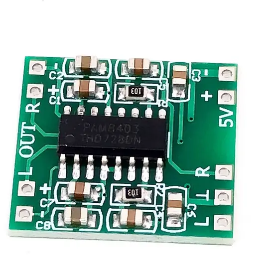 Mini Modulo Amplificador De Som Pam8403 3w Classe D Arduino