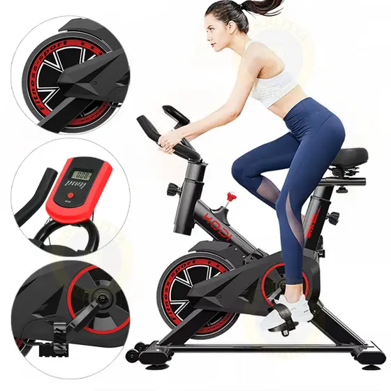 Bicicleta Ergométrica Spinning Exercício Profissional Fitness Mecanica 150kg com Sensor Cardíaco V3
