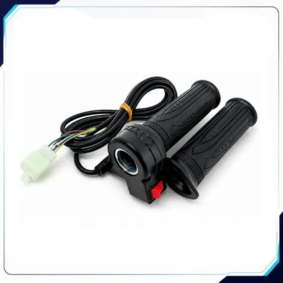 Acelerador Bicicleta Elétrica/Scooter Universal 12V 24V 36V 48V Com Manopla e Botão controlador