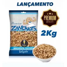 Amendoim Torrado 2 Kg Natural ( Com Sal ) Premium