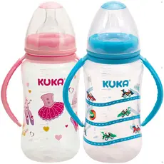 Mamadeira Natural Big Bico Redondo Anti Vazamento 330ml Kuka Original