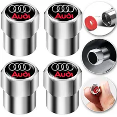 Tampa Bico Válvula Pneu Capa Cromado Audi A1 A3 A4 Q3 Q8 Rs4 Q5 Quattro