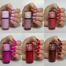 Bella Brazil Kit Coleção 10 anos - 06 Esmaltes Efeito Gel 9ml Edição Especial