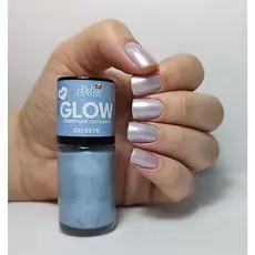 Esmalte Glow Cintilante - Ref. 171 Celeste - Brilhante