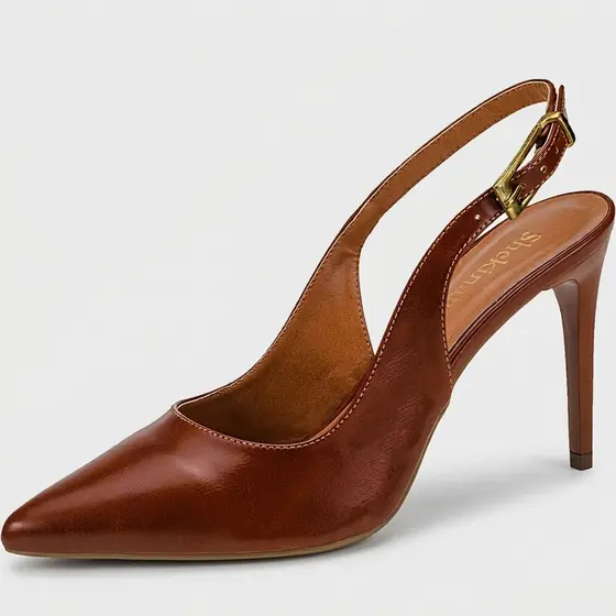 Sapato Feminino Shekinah Scarpin Salto Stiletto Slingback Moda