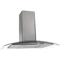Coifa de Parede Vidro Curvo Slim Inox 75cm 4 a 5 Bocas Fogatti 220V