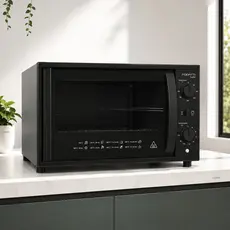 Forno Elétrico de Bancada 50 Litros Top50 Black com Grill e Luz Interna Fogatti