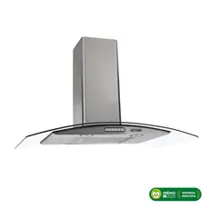 Coifa Parede Vidro Curvo Slim Inox 4 à 6 Bocas 90cm Fogatti 220V