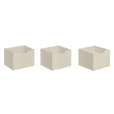 Gavetas para Nicho Organizador Kit 3 Q01 Off White - Mpozenato