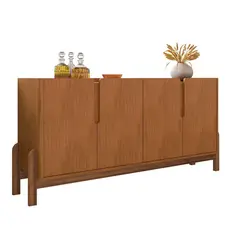 Buffet Aparador 4 Portas Sala de Jantar Nay C14 Cedro - Mpozenato