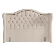Cabeceira Cama Box Casal King 195cm Antibes P02 Linho Bege Cru - Mpozenato