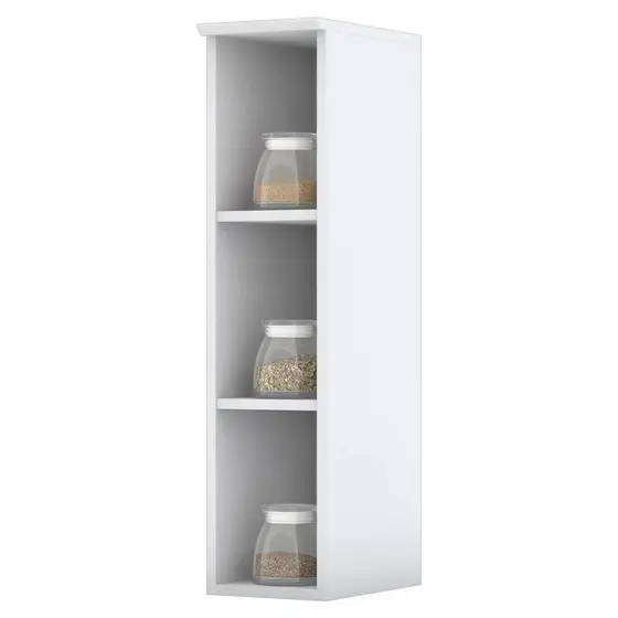 Nicho Aéreo Vertical 2 Prateleiras 20cm 100% Mdf Americana Branco Hp - Henn