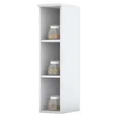 Nicho Aéreo Vertical 2 Prateleiras 20cm 100% Mdf Americana Branco Hp - Henn