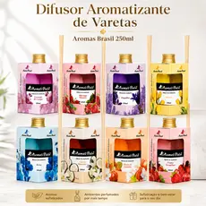 Difusor Aromatizante de Varetas Aromas Brasil 250ml