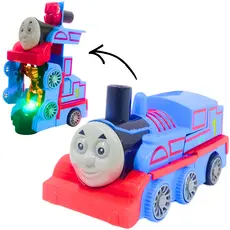 Autobot Supertrem Transforma Luzes Guerreiro Trenzinho Trem Thomas E Seus Amigos