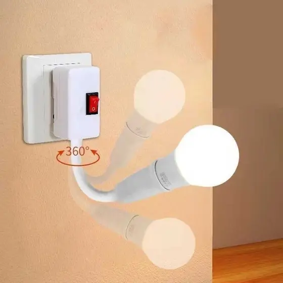 1/2/3 Tomada De Lâmpada E27 110-220V Extensor De Soquete Doméstico Com Interruptor Dois Plugues