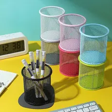 Kit C/6 Porta Lápis Caneta Organizadora Escrivaninha Mesa