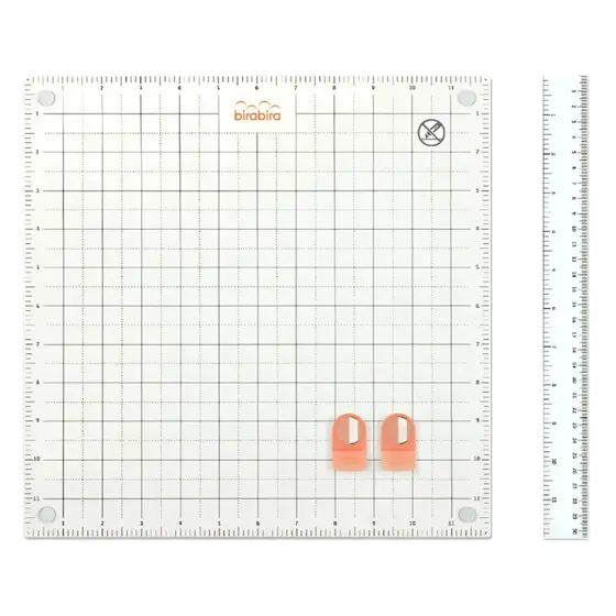 Base De Corte Quadrada Com Imã 30cm Para Artesanato De Corte