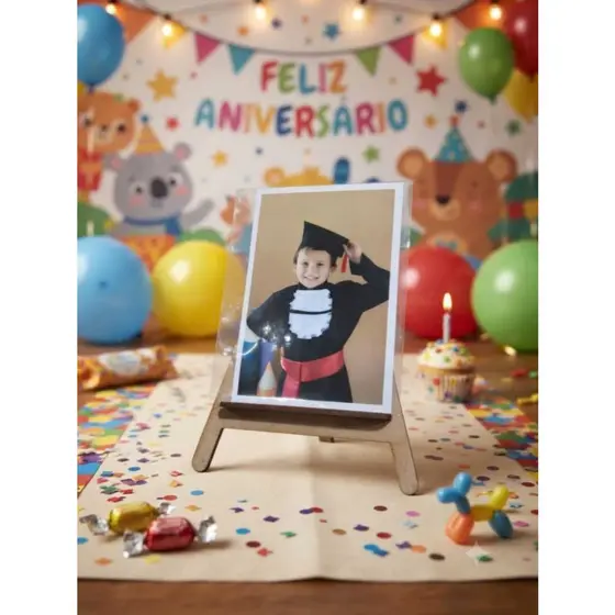 Kit de Mini Cavaletes Para Foto Polaroid Decoração de Festa Lembrancinha Mdf