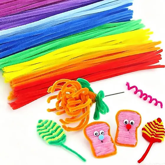 Haste de Chenille Kit 100 und Limpador de Cachimbo 30cm