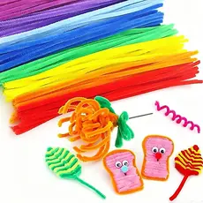 Haste de Chenille Kit 100 und Limpador de Cachimbo 30cm