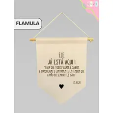 Flamula Decorativa Casamento Ele Está Aqui Decoração Casa,decoração,casamento