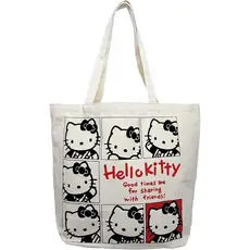 Ecobag bolsa sacola Hello Kitty Algodão Cru Sustentável e Super Fofa Hello Gatinha,personalizada,escola,faculdade,curso