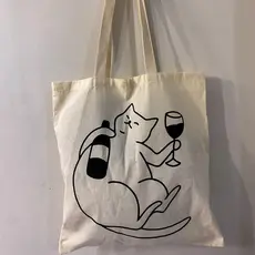 Ecobag gato e taça,  sacola ecológica,escola,faculdade, curso,personalizado,brinde,praia,moda,brinde,presente,trabalho