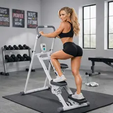 Simulador De Escada Máquina Caminhada Dobrável Stepper Dobrável Suporta Até 150kg