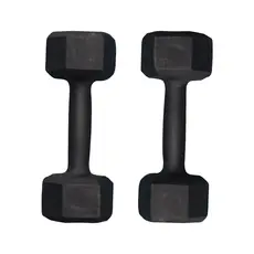 Par Halter Sextavado 5 Kg Pintado - 2 und totalizando 10 kg