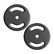 2 Anilhas Pintadas Peso 10 Kg Fitness Musculação