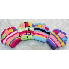 Luva infantil fleece 4-6 anos aproximadamente 14cm