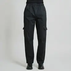 Calça Cargo Feminina Brim Bolsos Lateral Resistente Confortável Auxiliar de Produção Serviços Gerais