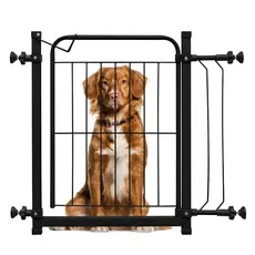 Portão Pet Grade Aramado Pro! Proteção Para Cães Portão para Bebes Segurança Para Crianças Com Extensor de 10cm