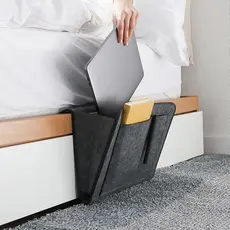 Organizador Saco Sofá Cama Lateral Pendurado Bolsos com Porta Controles e Celulares