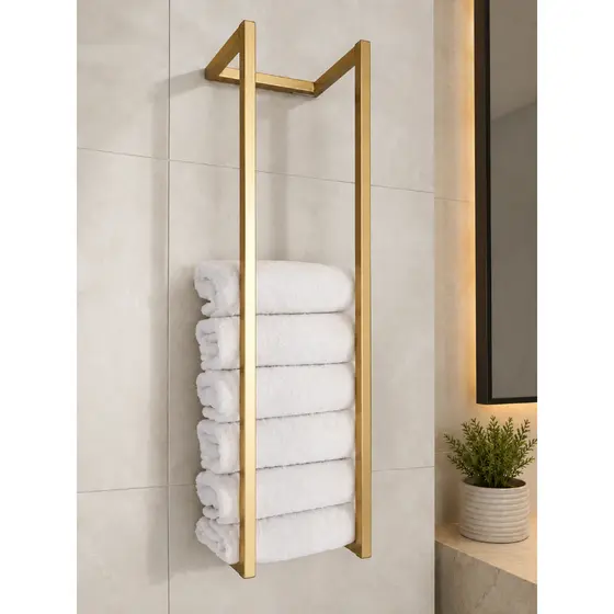 Porta Toalha Rosto Parede Estilo Industrial Moderno Banheiro Lavabo Salão Barbearia