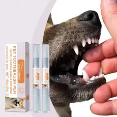 1/2/3 Escova Dental Para Pets Cachorro e Gato Uso Diário 2pcs
