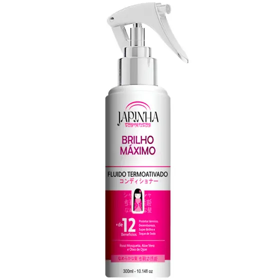 Protetor Térmico Japinha - Super brilho, Maciez e Anti frizz