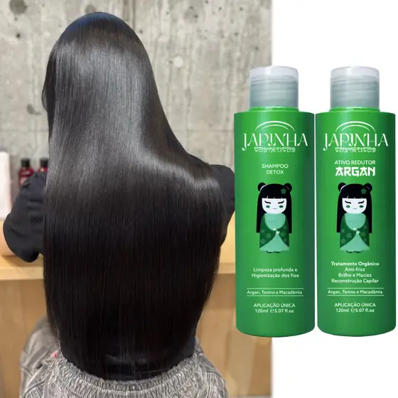 Kit Selagem Japinha Sem Formol | Alisamento Eficiente, Brilho Intenso e Excelente Custo-Benefício 💚