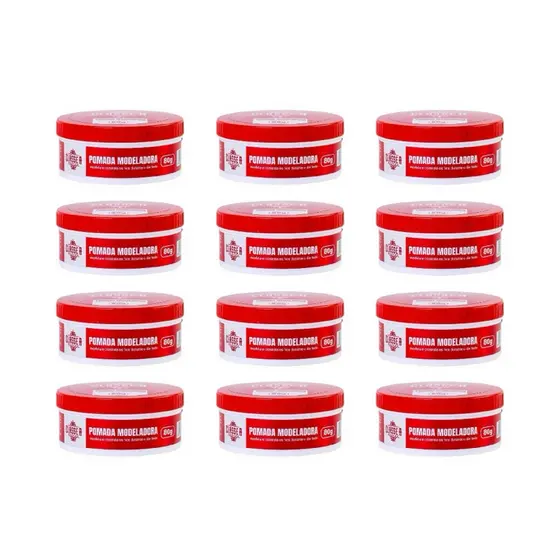 KIT 12x PASTA MODELADORA INCOLOR CLASSE A 80g 12un