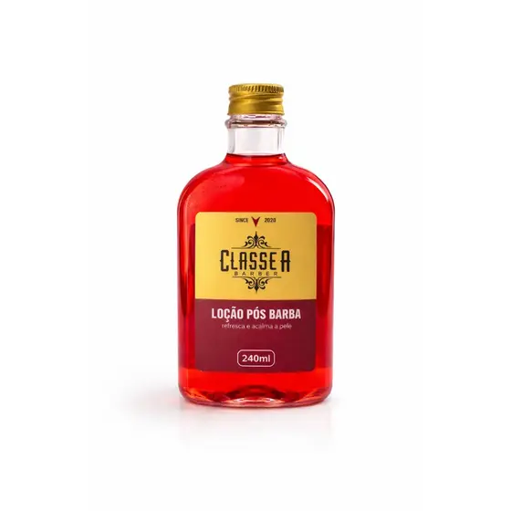 Loção Pós Barba 240ml Classe A Cicatrizante Pele Macia E Saudável Refresca E Acalma A Pele Profissional