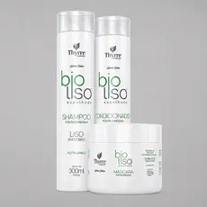 KIT PÓS ALISAMENTO THYRRE SHAMPOO 300ml CONDICIONADOR 300ml,MÁSCARA 300g 3un