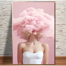 Quadro decorativo 1 peça grande 90x70 maquiagem salão de cabelo visual envio rápido