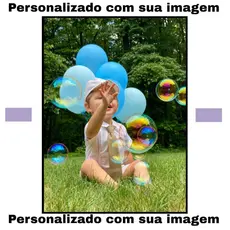 Quadro decorativo 90x70 personalizado com sua foto familia oração pet frases leão paisagem
