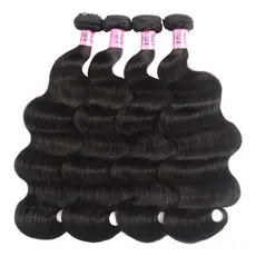 Cabelo Humano Natural Mega Hair Ondulado Na Tela 45cm - 50g