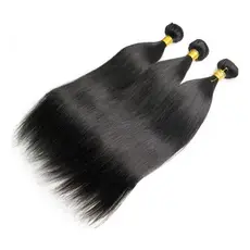 Cabelo Humano Natural Mega Hair Liso Na Tela 65cm - 150g