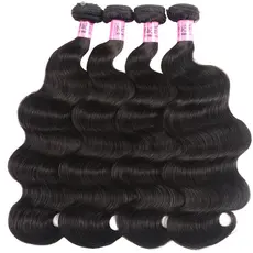 Cabelo Humano Natural Mega Hair Ondulado Na Tela 70cm - 50g